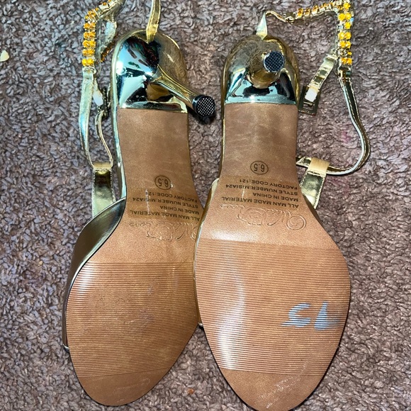 Wild rose gold heels - Picture 6 of 6